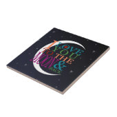 Carreau Aimez-vous à la Lune et à l'arrière (Côté)