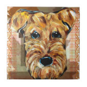 CARREAU AIREDALE THANKSGIVING (Devant)