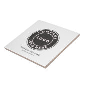 Carreau Ajouter le logo de l'entreprise et le site Web de  (Côté)