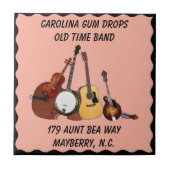 CARREAU AJOUTER UN NOM DE BANDE À DES ARRIÈRE - PLANS POPU (Devant)