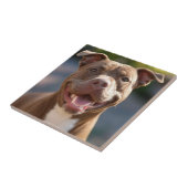 Carreau Ajouter une Personnaliser photo Pit Bull (Côté)