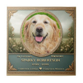 Carreau Ajouter une photo et un nom Pet Memorial (Devant)