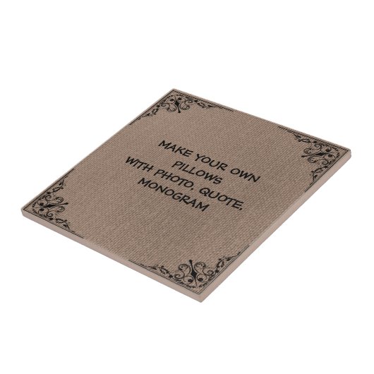 CARREAU AJOUTER VOTRE PROPRE TEXTE (Côté)