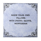 CARREAU AJOUTER VOTRE PROPRE TEXTE (Devant)