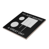 Carreau Ajouter votre propre texte géométrique (Côté)