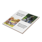 Carreau Ajoutez vos propres photos, texte et jetez pi par (Côté)