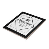 Carreau Ajoutez votre logo modèle personnalisable (Côté)