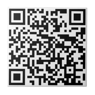 Carreau Ajoutez votre propre code QR texte Scan Minimal Si