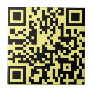 Carreau Ajoutez votre propre QR Code text Scan Minimal Sim