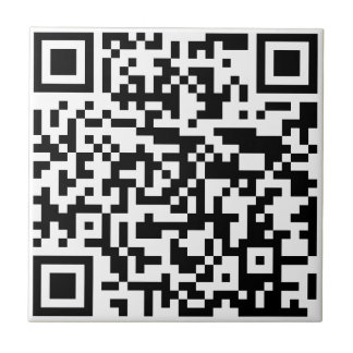 Carreau Ajoutez votre propre QR Code text Scan Minimal Sim