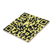 Carreau Ajoutez votre propre QR Code text Scan Minimal Sim (Côté)