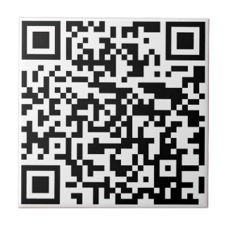Carreau Ajoutez votre propre QR Code text Scan Minimal Sim