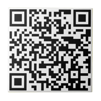 Carreau Ajoutez votre propre QR Code text Scan Minimal Sim