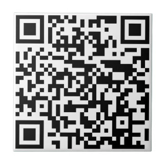 Carreau Ajoutez votre propre QR Code text Scan Minimal Sim