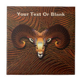 Carreau Akedah - Tête de Ram (Devant)