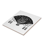 Carreau Akita fan (Côté)