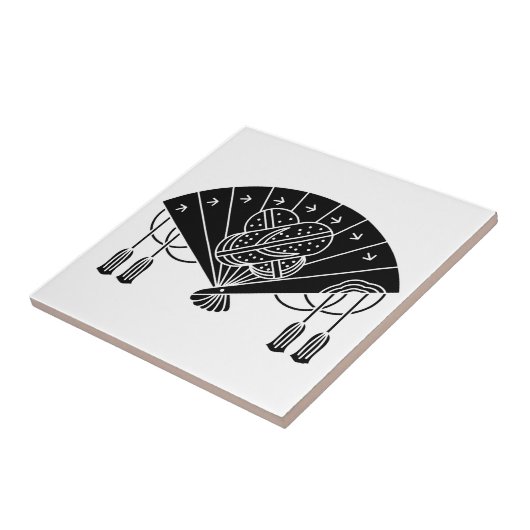 Carreau Akita fan (Côté)