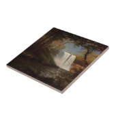 Carreau Albert Bierstadt Peinture Forêt Cascade Destiny (Côté)