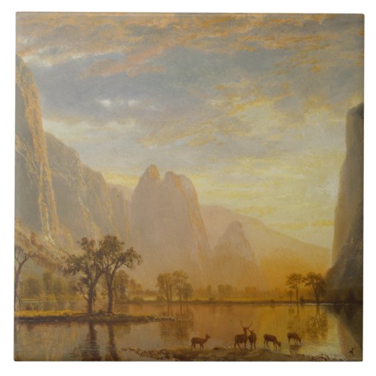 Carreau Albert Bierstadt - Vallée du Yosemite (Devant)