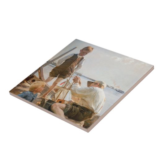 Carreau Albert Edelfeel - Constructeurs de navires (Côté)