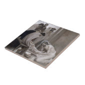 Carreau Albert Edelfeel - Jésus Laver les pieds des discip (Côté)