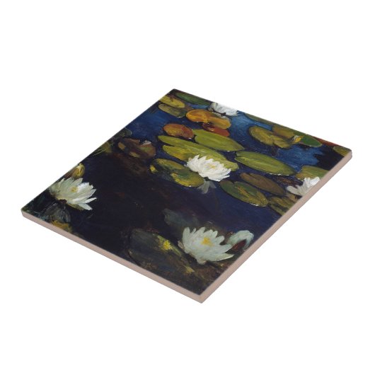 Carreau Albert Edelfeue - Lys d'eau, étude (Côté)