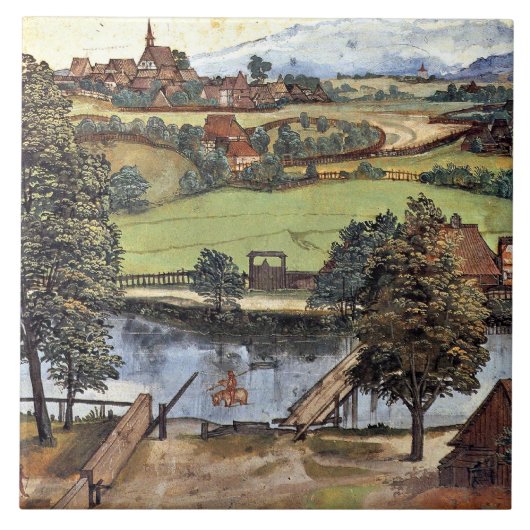 Carreau Albrecht Durer, La Trefileria sur Peignitz, (Devant)