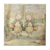 Carreau Alexander et Pigling Bland par Beatrix Potter (Devant)
