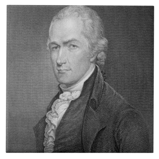 Carreau Alexander Hamilton (1757-1804) gravé par John (Devant)