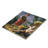 Carreau Alexandre et Diogène, 1818 (huile sur la toile) (Côté)