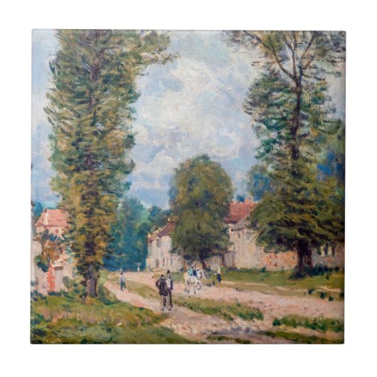 Carreau Alfred Sisley - La route de Versailles (Devant)