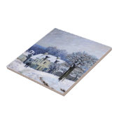 Carreau Alfred Sisley - Place Chenil à Marly, Effet Neige (Côté)