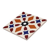 Carreau Alhambra tuiles fleur vintage (Côté)