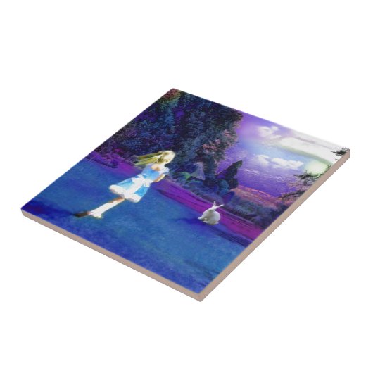 Carreau Alice au pays des merveilles (Côté)