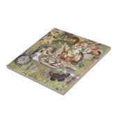 Carreau Alice au pays des merveilles (Côté)