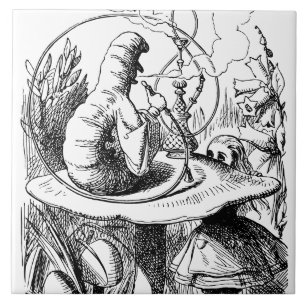 Carreau Alice au pays des merveilles - Alice rencontre