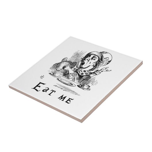 Carreau Alice au pays des merveilles - mangez-moi (Côté)