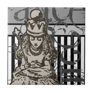 Carreau Alice dans la grunge de la Reine Alice du pays des