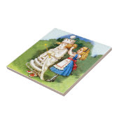 Carreau Alice et la reine blanche (Côté)