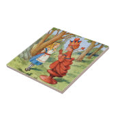 Carreau Alice et la reine rouge au pays des merveilles (Côté)