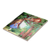 Carreau Alice et le chat de Cheshire au pays des (Côté)