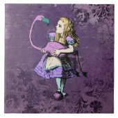 Carreau Alice sombre Rustique Violet profond (Devant)