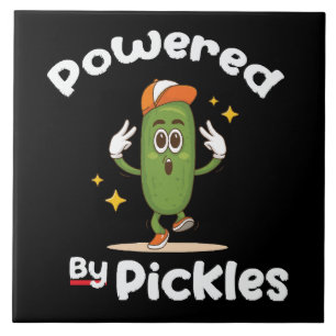 Carreau Alimenté par Pickles Nourriture Pickle Drôle