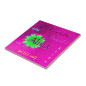 Carreau Alina Nom et irlandais Signification avec Fleur ve (Côté)