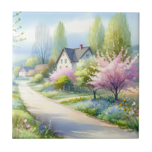 Carreau Allée du pays de la fleur enchantée (Devant)