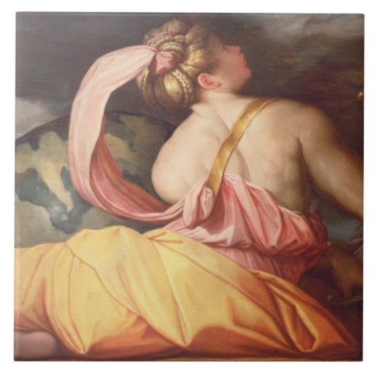 Carreau Allégorie de géographie (Devant)