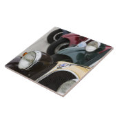 Carreau Allemagne, Bayern-Bavière, Munich. BMW Welt Car 5 (Côté)