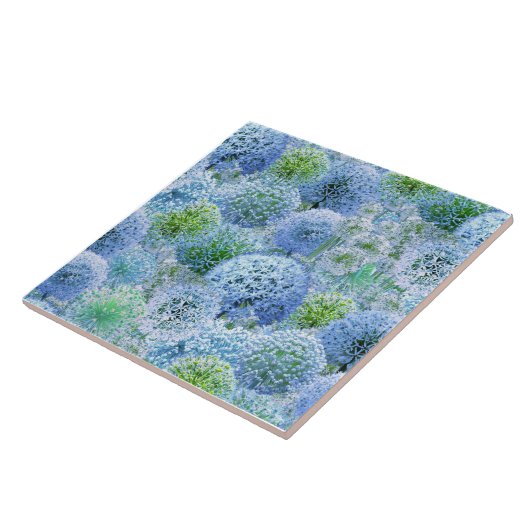 Carreau Alliums Bleus (Côté)