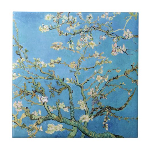 Carreau Almond Blossom Vincent van Gogh (Devant)