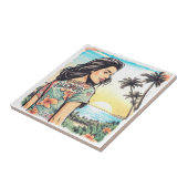 Carreau Aloha Girl (Côté)